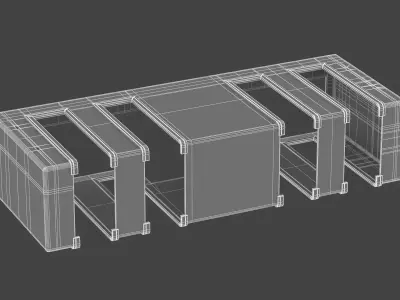 Technogym Accessory Storage Stick 3D model