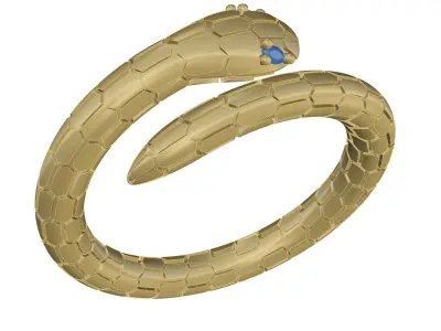 Snake Ring  3D print model