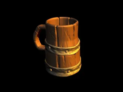 Vikings cup  3D model