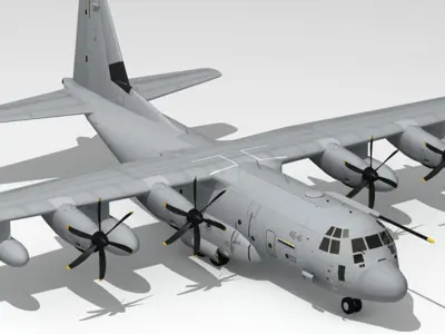 C-130 J 3D model