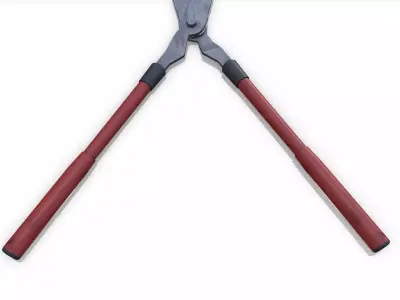 Gardening Scissors Low-poly PBR Low-poly 3D model