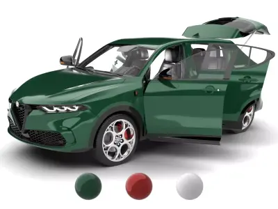 Alfa Romeo Tonale 2023 TI HQ 3d model 3D model