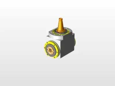 90 Degree Attachment For HMM Free 3D model