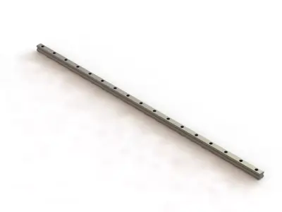 Guia Linear Hiwin HGH 25 Linear Guide 3D model