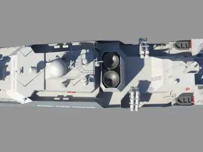 Gepard 39 Battleship 3D model