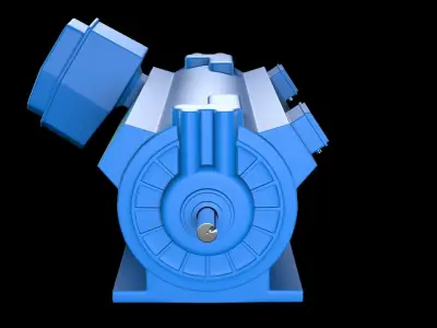 Machine Jacket cooling 3D model