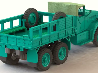 US White 666 Cargo 3D print model