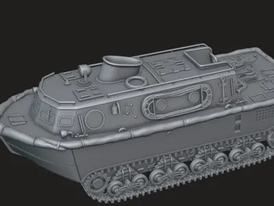 Landwasserschlepper 3D print model