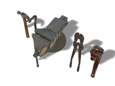 Ultimate Mechanic Toolkit Low-poly 3D model