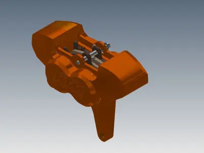 KTM brake caliper Free 3D print model