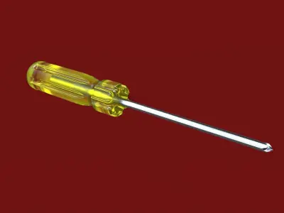 Screw driver design Free 3D model
