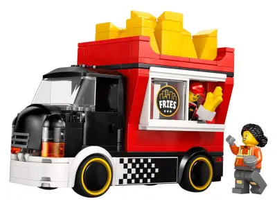 TwindBricks3D - 60488 Fries Food Truck 3D print model