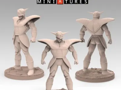 Term 4 - Namek Saga Part 2 - Ginyu Force - Turles Crusher Corps  3D print model