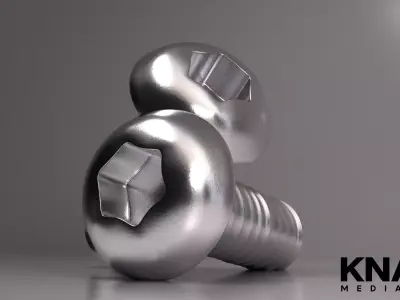 M5 Torx Head Screw Premium PBR Industrial Kitbash Asset 3D model