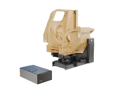 WEILER 426 Pull-Through Delimber Trailer-Mounted Low-poly 3D model