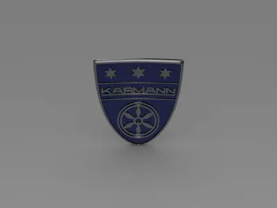 Karmann logo 3D model