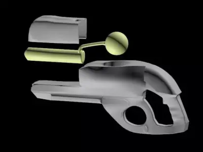 Elemental Sci-Fi Gun 3D print model
