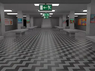 Subway Staion 3D model