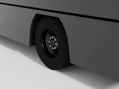 Passenger Bus - City Transportation  Low-poly 3D model