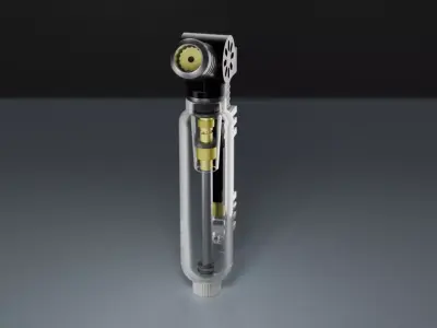 Gas Torch Low-poly 3D model purchase