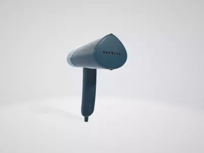 PHILIPS STH3000 SERIES HANDHELD 1000W STEAMER BLUE Low-poly 3D model