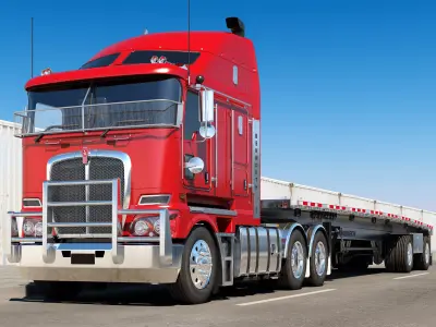 Kenworth K200 Flatbed 3D model