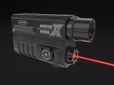Tactical Laser Sight Type LOPAX-350 3D model