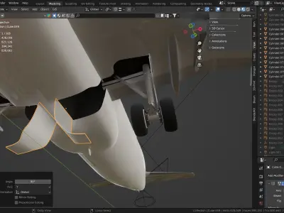A320 NEO Low-poly 3D model