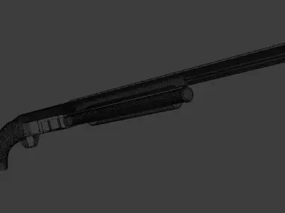 Shotgun Free 3D model