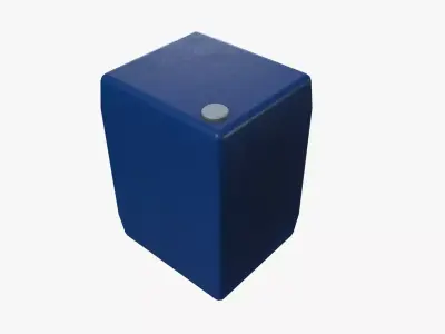 Square barrel 3D model