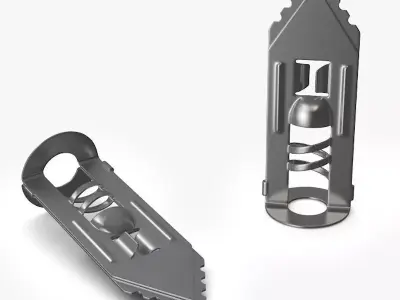 steel dowel 3D model