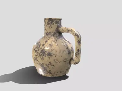 Medieval Vessel Low-poly 3D model
