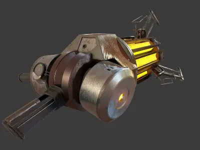 Half Life 2 Gravity Gun 3D model