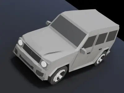 Mercedes Benz G Class - LowPoly Low-poly 3D model