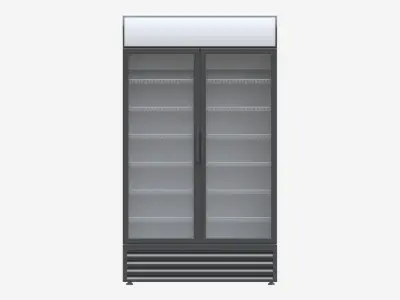 Beverage Cooler Big Double 02 3D model
