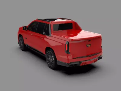 Cadillac Escalade-V EXT High-Performance Luxury SUV Pickup 3D model