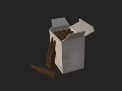 Bullet Model 003 Low-poly 3D model