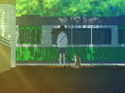 Old SM-2 Anime Train  Low-poly 3D model