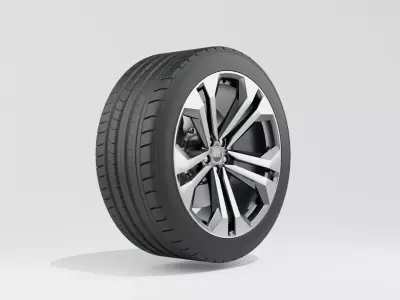 Audi Q8 2019 Wheel 3D model