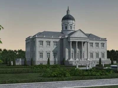 European Palace 08 3D model
