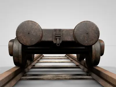 Train Wheels 3D model order