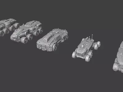 GV set 8 3D model