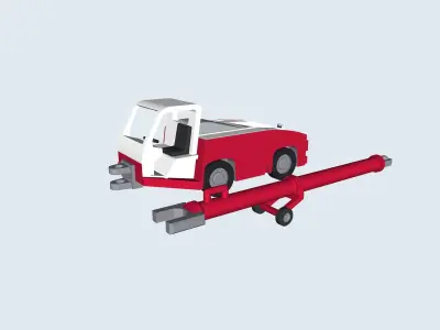 TLD TMX 150 pushback tractor 3D print model