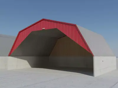Transit Department Salt Barn 3D model