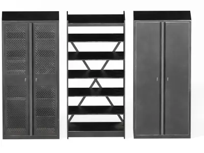 MODULAR ARMORY FURNITURE Low-poly 3D model