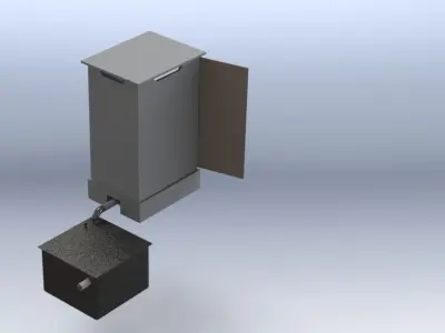 Rural Easy to Assemble Lavatory  Free 3D model