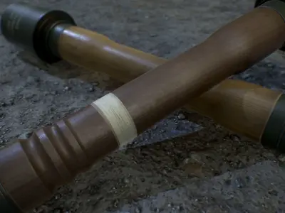 German WW2 Hand Grenades Low-poly 3D model