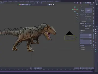 Allosaurus 3D model purchase