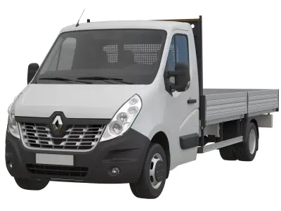 Renault Master 2015 Chassis Cab L4H1 3D model