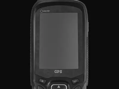 Military GPS Device Low-poly 3D model